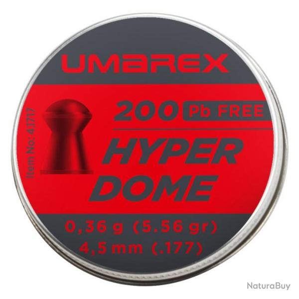 Plombs Umarex Hyperdome tte ronde - 4,5 mm / 200