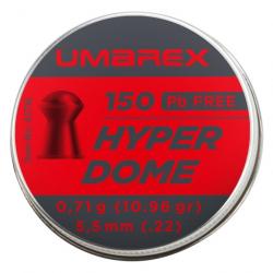 Plombs Umarex Hyperdome tête ronde - 5,5 mm / 150