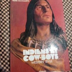 Livre Indiens cowboys western style en francais
