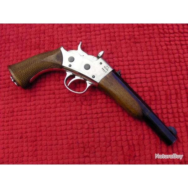 Beau pistolet Remington Rolling Block en calibre 44 russian