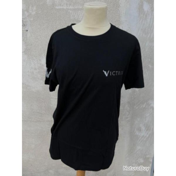 Tee shirt noir Victrix. Taille XXL.