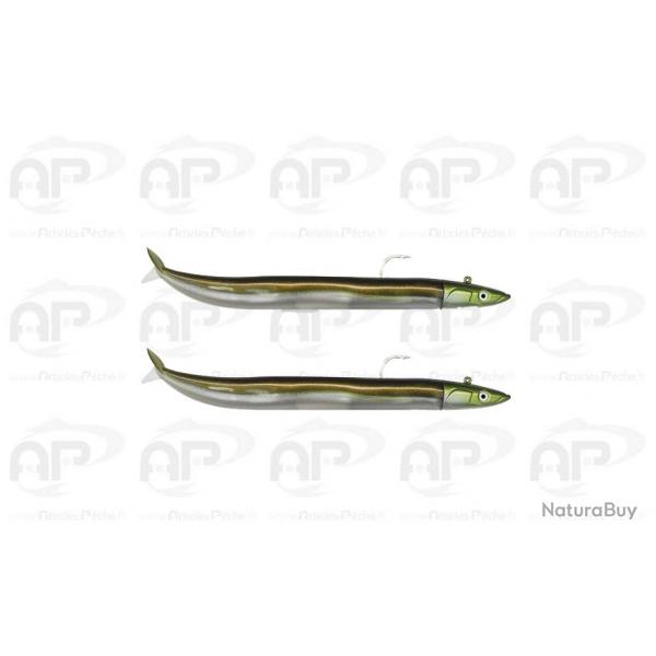 Fiiish Crazy Sand Eel Combos Off Shore Kaki 10g 2 100mm