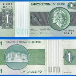Bresil 1 Cruzeiro 1974 a 1979 Sign 18 Billet Cruzeiros