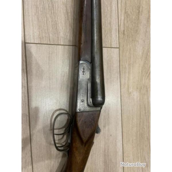 Fusil de chasse Gaspar Arizaga calibre 12/70 juxtaposs