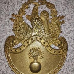 plaque de shako de grenadier de la garde nationale