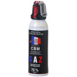 Bombe lacrymogène GAZ CS 100ml avec capot CBM (fabriqué en France)