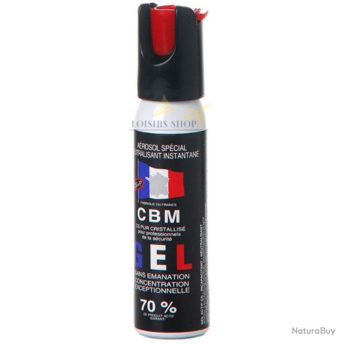 Spray CBM professionnel anti-agression gel 50 ml. neutralisation instantanée