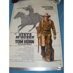 Affiche du film "TOM HORN" avec Steve Mc QUEEN 1980 ! Collection , Cowboy, Country ...