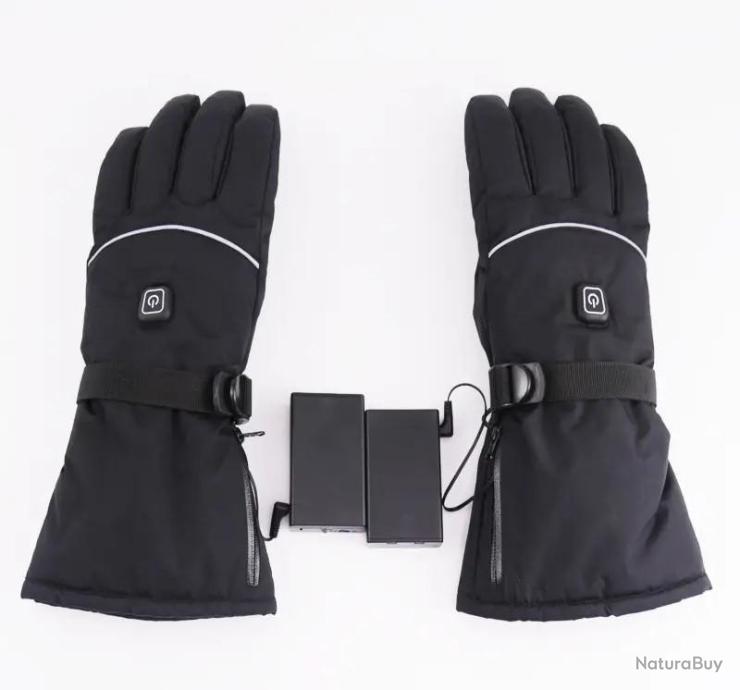 Gants chauffants pour hommes femmes 5 V 4000 mAh chauffe-mains  électriques