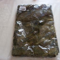 ÉCHARPE FILET WOODLAND CAMOUFLAGE ENV. 190 X 90 CM airsoft PAINTBALL *NEUF*