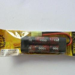 kyou Airsoft pack batteries 7.2v 1500 mah type mini *NEUF*