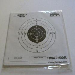 100 cibles papier SoftAir Target Model *NEUF*