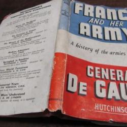 peu courant livre ecrit en 1938 de Gaulle réedition GB de 1943