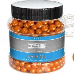 UMAREX T4E - Billes de peinture Bio - Pot de 500 .68 Orange