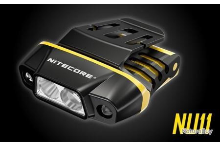 LAMPE FRONTALE A CLIPSER NITECORE NU11 150Lm - Lampes frontales