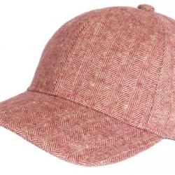 Casquette Baseball Laine Rouge a Chevrons Tradition Britty Taille unique Rouge