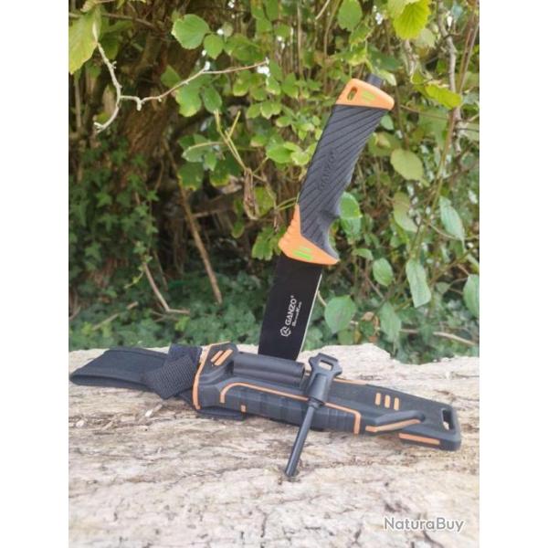 Couteau de survie Firebird Orange - Ganzo