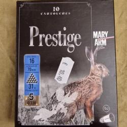 Cartouches Mary Prestige cal 16/70 N°5 HILMAR SUPER DESTOCK !!!