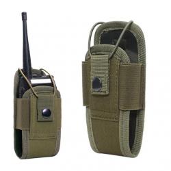 POCHETTE TACTIQUE POUR TALKIE-WALKIE - SYSTÈME MOLLE - KAKI- LIVRAISON GRATUITE