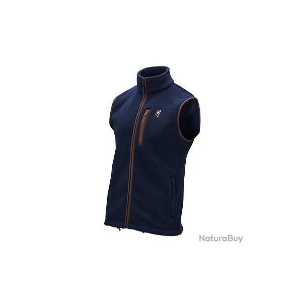 Gilet Polaire Summit Blue Browning
