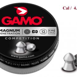 Plombs Gamo « Tête POINTUE » Cal 4.5 mm  Boite de 250