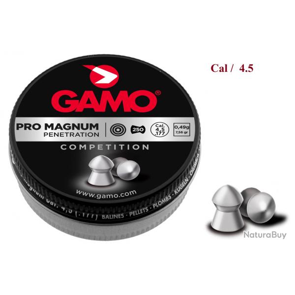 Plombs Gamo  Tte POINTUE  Cal 4.5 mm  Boite de 250