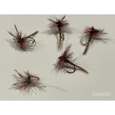 Mouche Truite Brochet Lot De 6 Mouches De Pêche à La Truite - Type Cats Whisker - Taille Au Choix 10/12/14 Mouches Pêche Truite