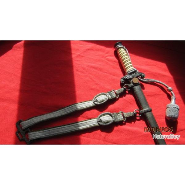 dague officier Wehrmacht WH seconde guerre ww2 Allemagne Allemand W.Koller Solingen couteau poignard