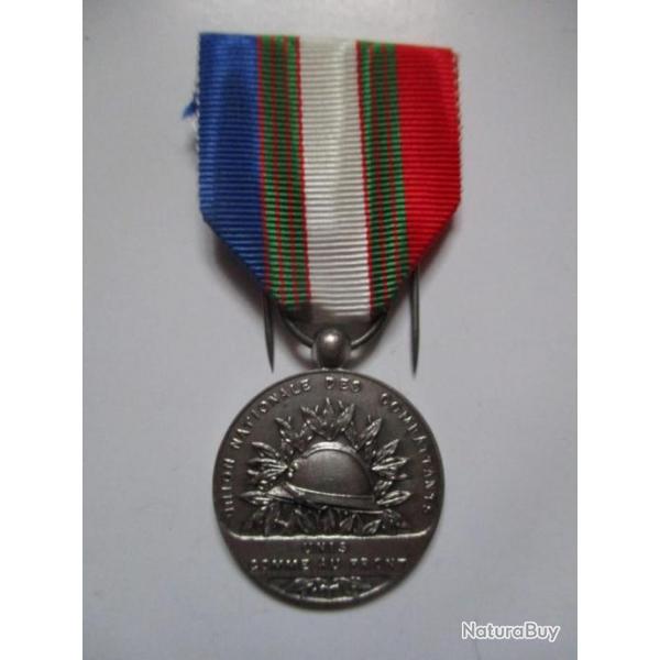 Mdaille Union Nationale des Combattants (argent)