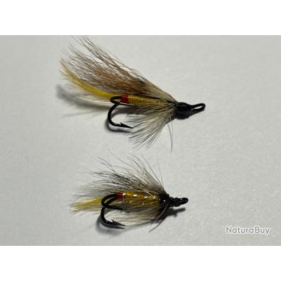 Mouche saumon orange October, Vente Mouches Artificielles Mouches Saumon/Truite De Mer - La Boite