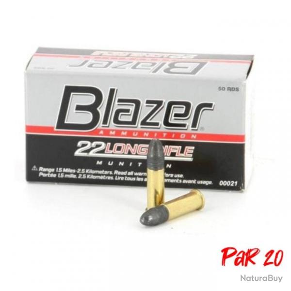 Balles CCI Blazer 40 g - Cal. 22LR 22LR / Par 1 / 40 - 22LR / Par 20 / 40