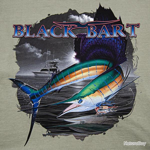 T-Shirt Black Bart Majestic Sail XXL