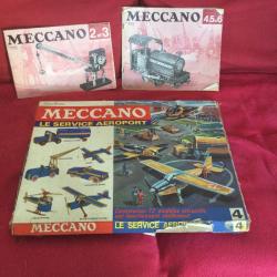 MECCANO N°4 REF 204 avec manuels de 1970