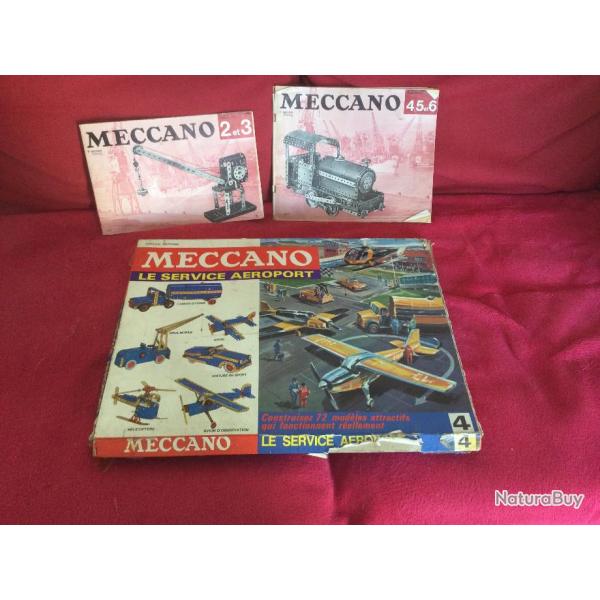 MECCANO N4 REF 204 avec manuels de 1970