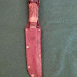 Couteau de brousse ( Poignard) de l'armée portugaise des années 60.Pour la Armée et Parachutistes 3