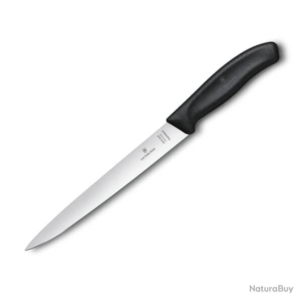 Couteau filet de sole Victorinox Swiss Classic 20 cm noir/bote 6.8713.20G