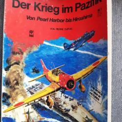 Magazine la guerre du Pacifique en BD 2ème guerre mondiale.  Texte en Allemand