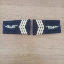 Épaulettes sergent chef armée de l'air France