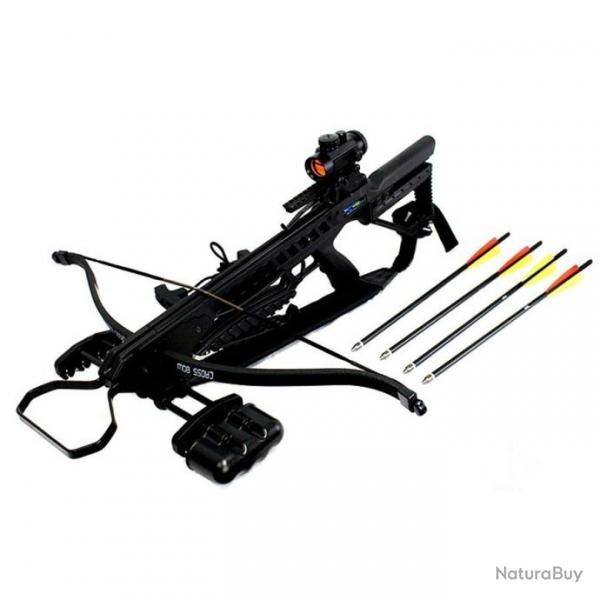 Arbalte XB21 175 lbs 245 FPS + Red Dot + Carquois Noir