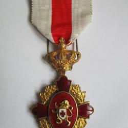 Médaille de l'Ordre Croix Rouge belge