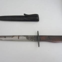 Couteau de combat / botte allemand WW2