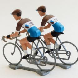 cycliste AG2R  figurines en métal très rares FLANDRIENS  TOUR de FRANCE intactes  en boîte origine