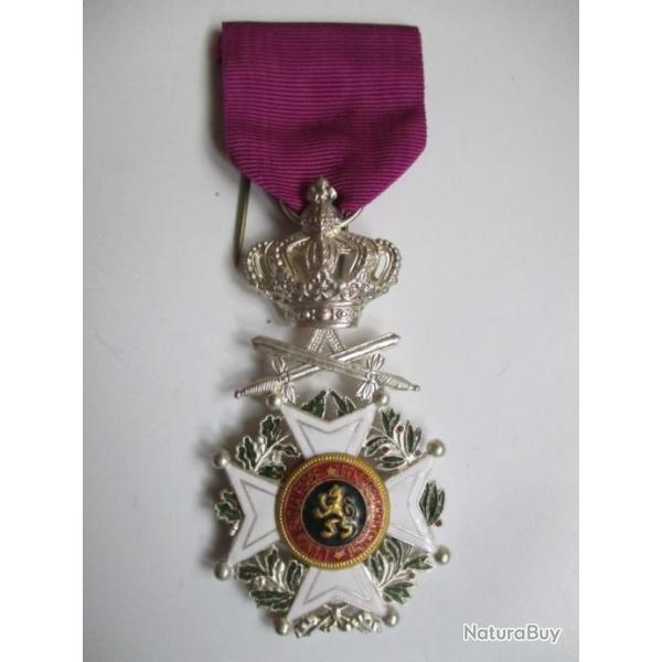 Mdaille belge Croix de l'Ordre de Lopold 1er