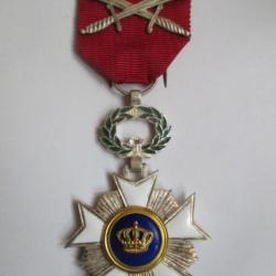 Médaille belge Chevalier de l'Ordre de la couronne