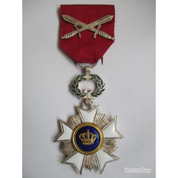 Mdaille belge Chevalier de l'Ordre de la couronne