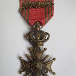 Médaille belge Croix de guerre 14/18 avec palme