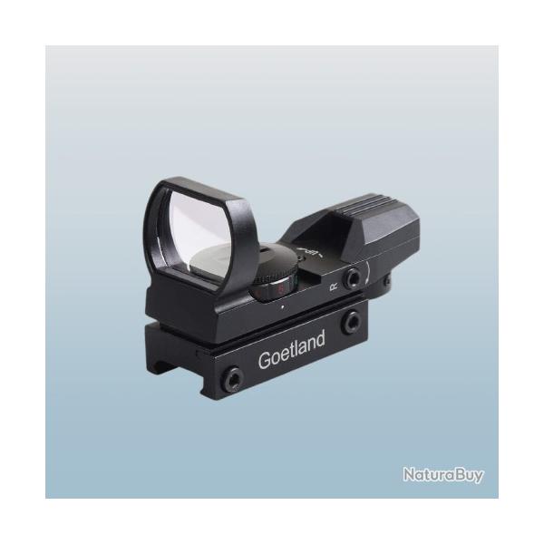 Lunette de Vise pour Fusil Goetland Point Rouge Vert 4 Rticules 5 Luminosits