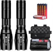 Lampe Torche LED Ultra Puissante Rechargeable, Lampe de Poche LED 3000  Lumens Zoomable 5 Modes Étanche Lampe Torche Télescopique Rechargeable par  USB Pour Camping, Extérieur, Utilisation D'urgence : : Bricolage