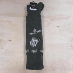 Chaussettes motif sanglier PERRIN fabrication française