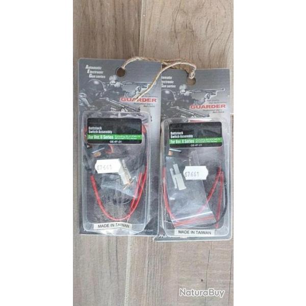 lot de 2 switch assembly m4 a1 guarder air soft